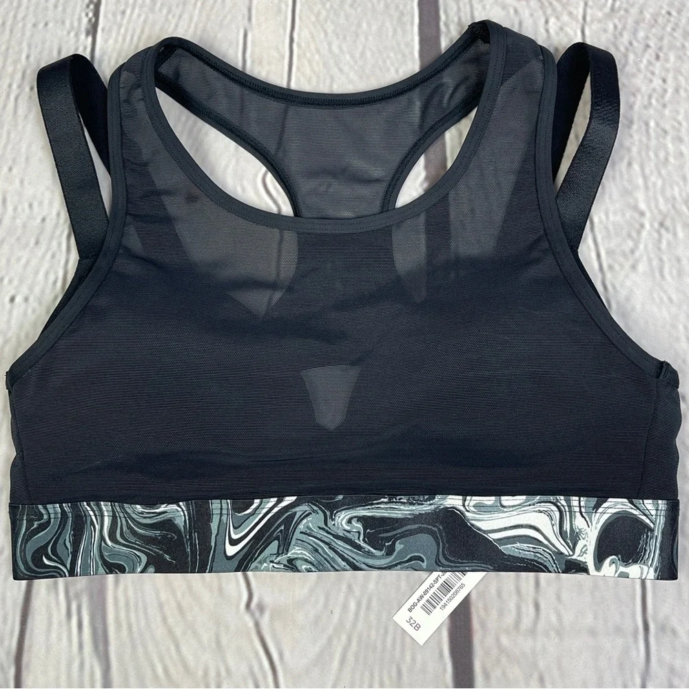 ADORE ME Micah Contour black sports bra NEW, size 32B